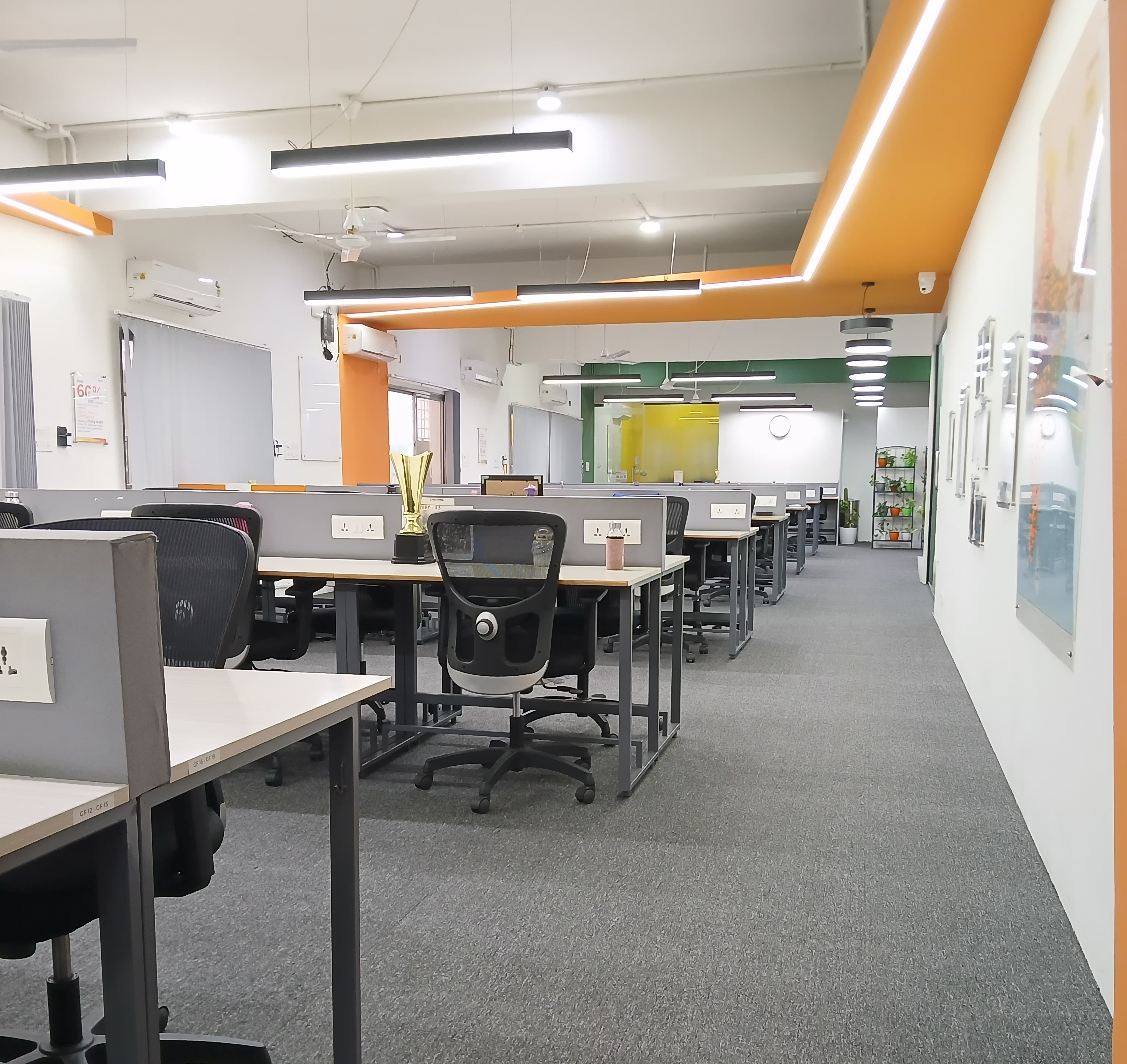 Coworking space in Indiranagar with flexi desks, cabins and greenery
